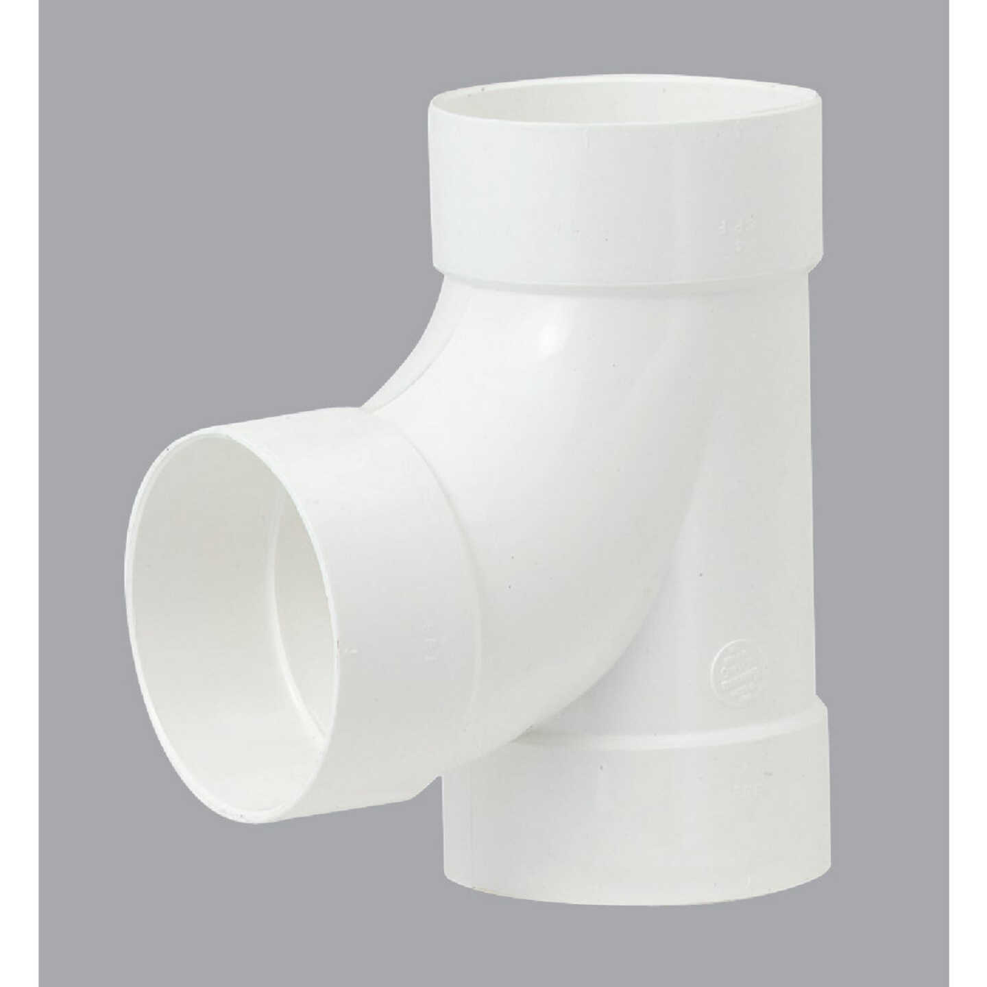 IPEX Sanitary Tee 6 In. PVC Sewer and Drain Tee Image 1
