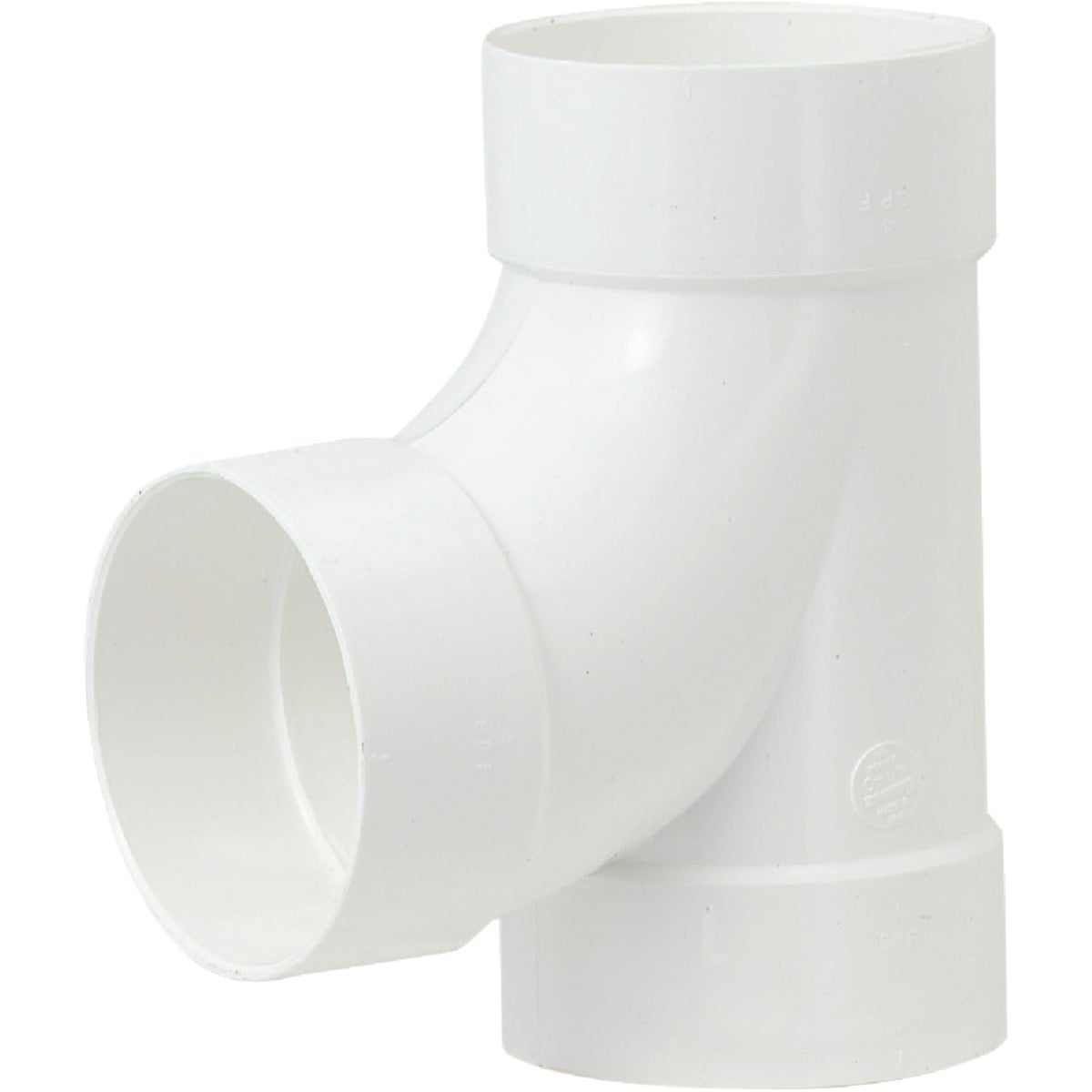 IPEX Sanitary Tee 6 In. PVC Sewer and Drain Tee Image 2