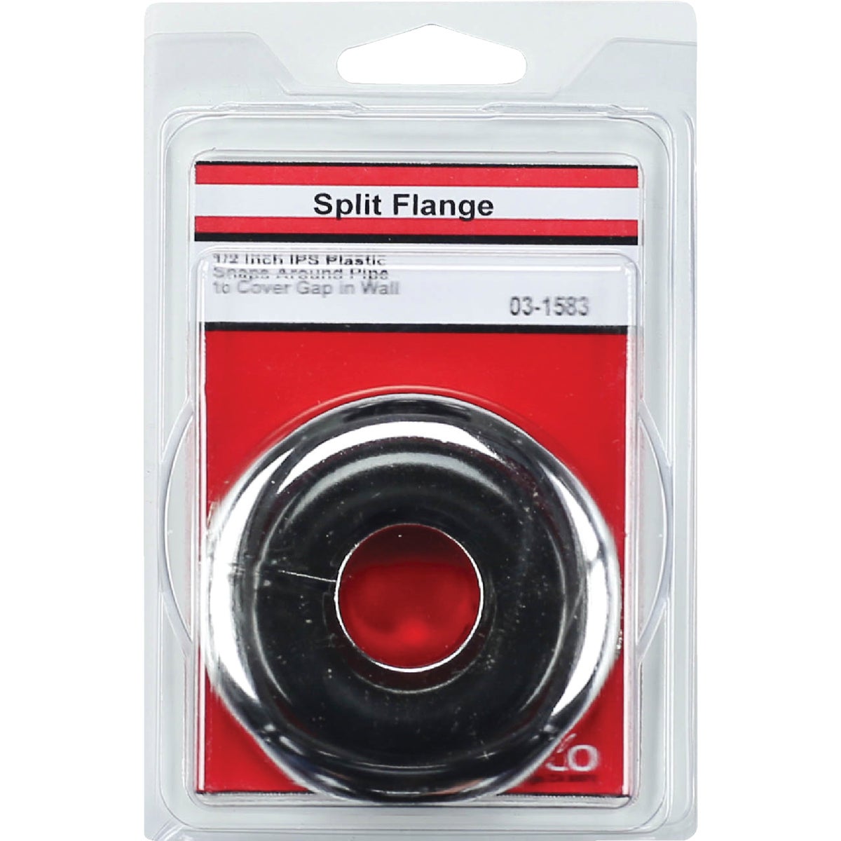 Lasco Chrome-Plated 3/8 In. IP or 1/2 In. Copper 7/8 In. ID Split Plate Image 2