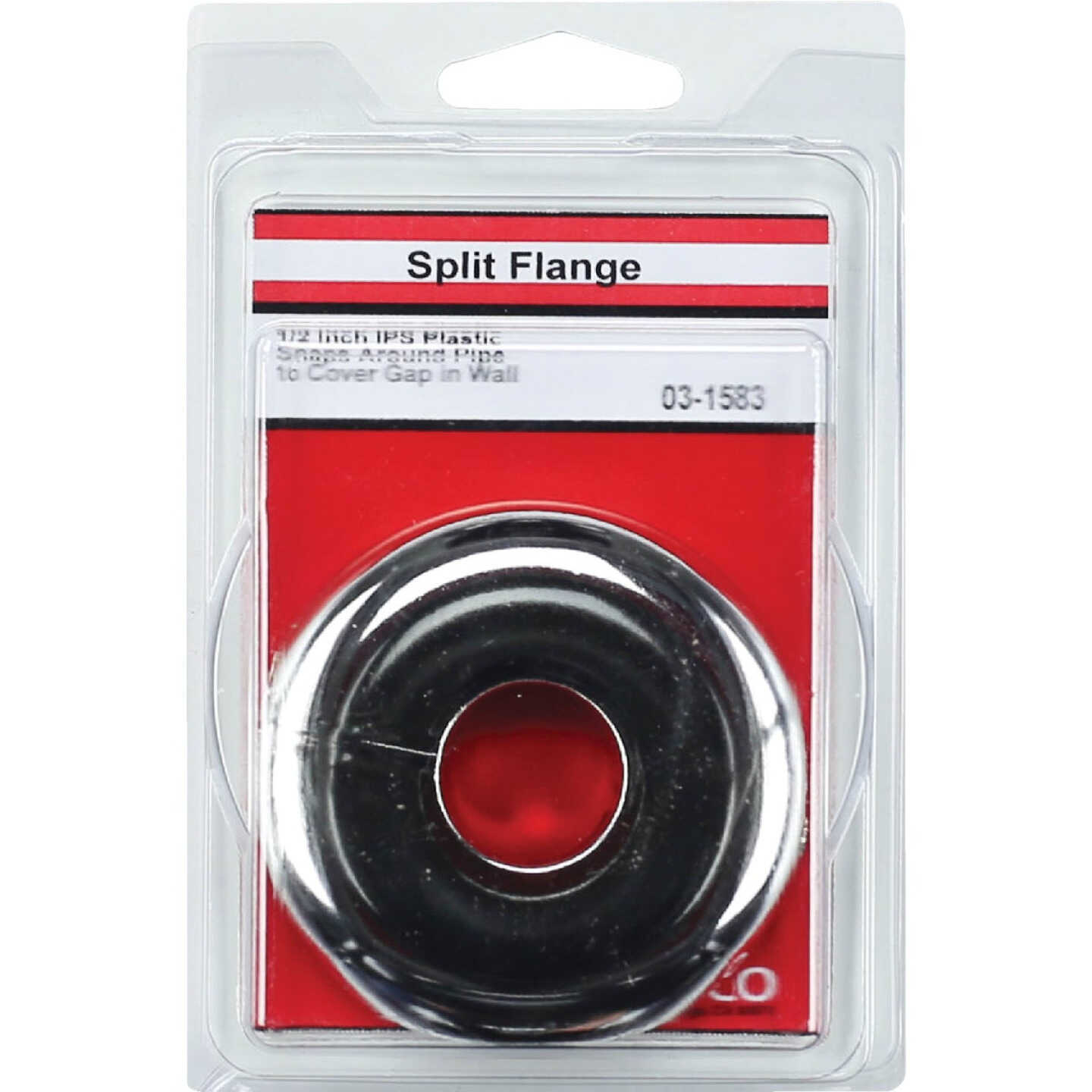 Lasco Chrome-Plated 3/8 In. IP or 1/2 In. Copper 7/8 In. ID Split Plate Image 2