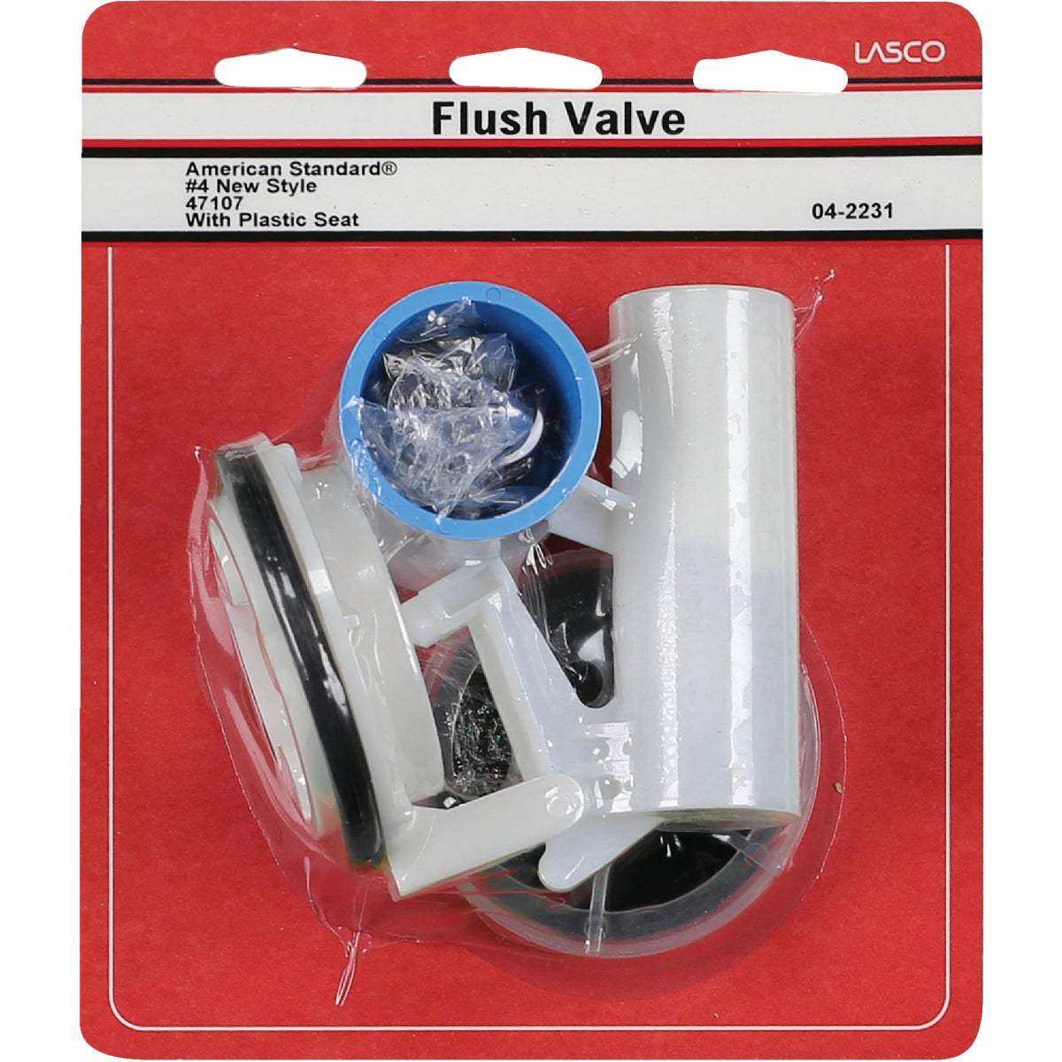 Lasco 3.5 GPF Tilt Flush Valve for American Standard #4 with Plastic Seat Image 2