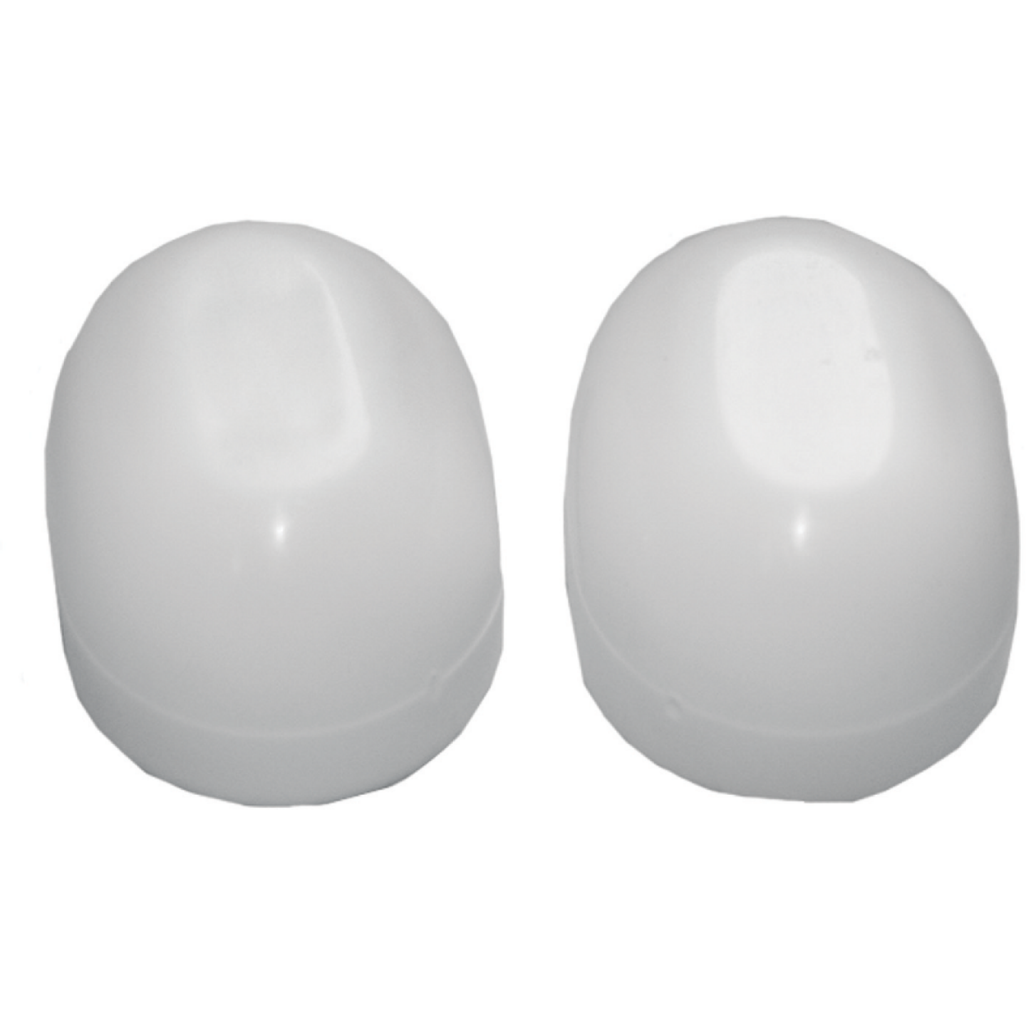 Lasco Oval White Plastic Snap-On Toilet Bolt Caps (2 Ct.) Image 1