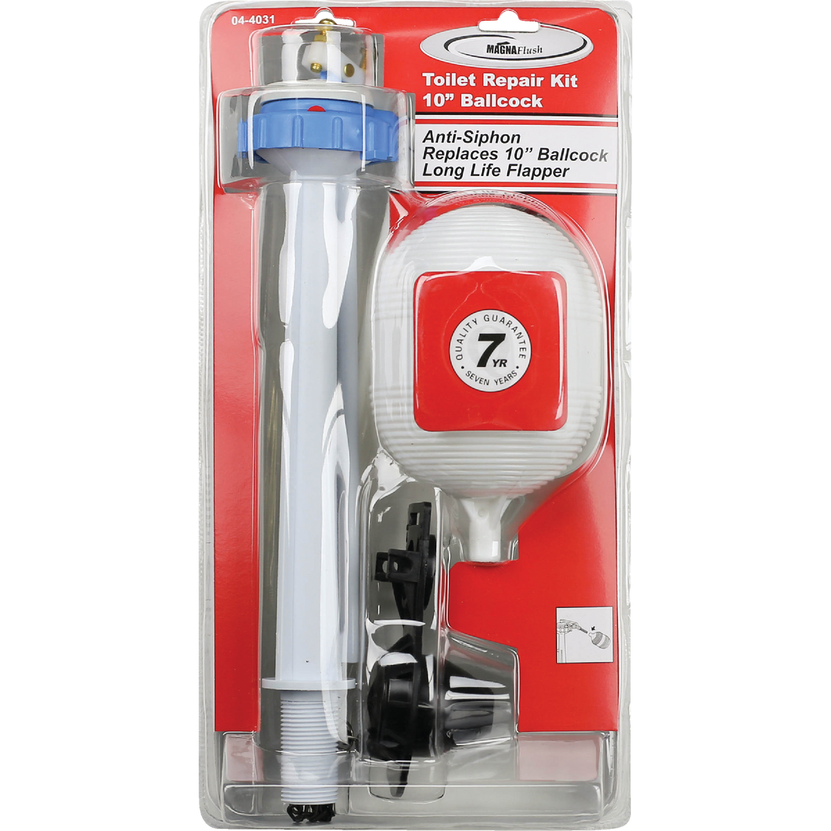 Lasco 10 In. Plastic Anti-Siphon Ballcock Kit  Image 2