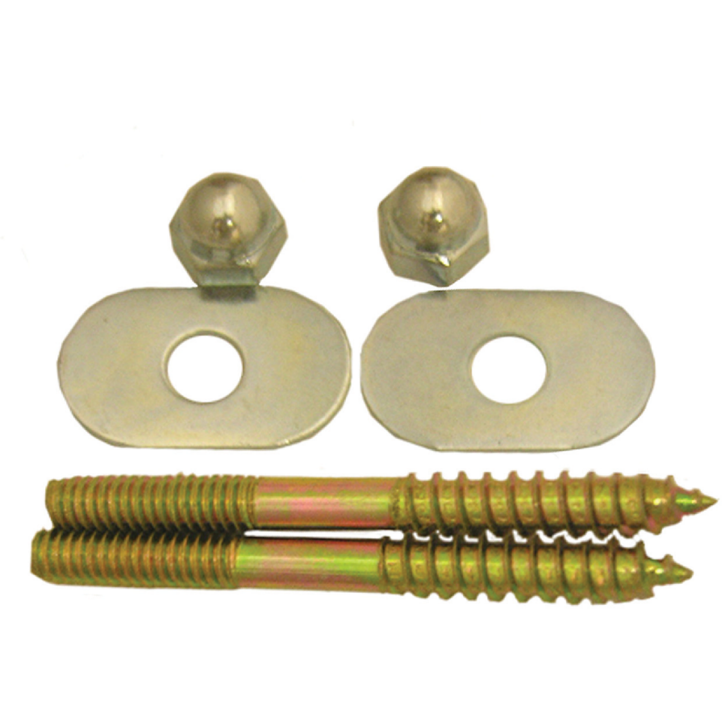Lasco 1/4 In. x 2-1/2 In. Die Cast Metal Toilet Screws Image 1