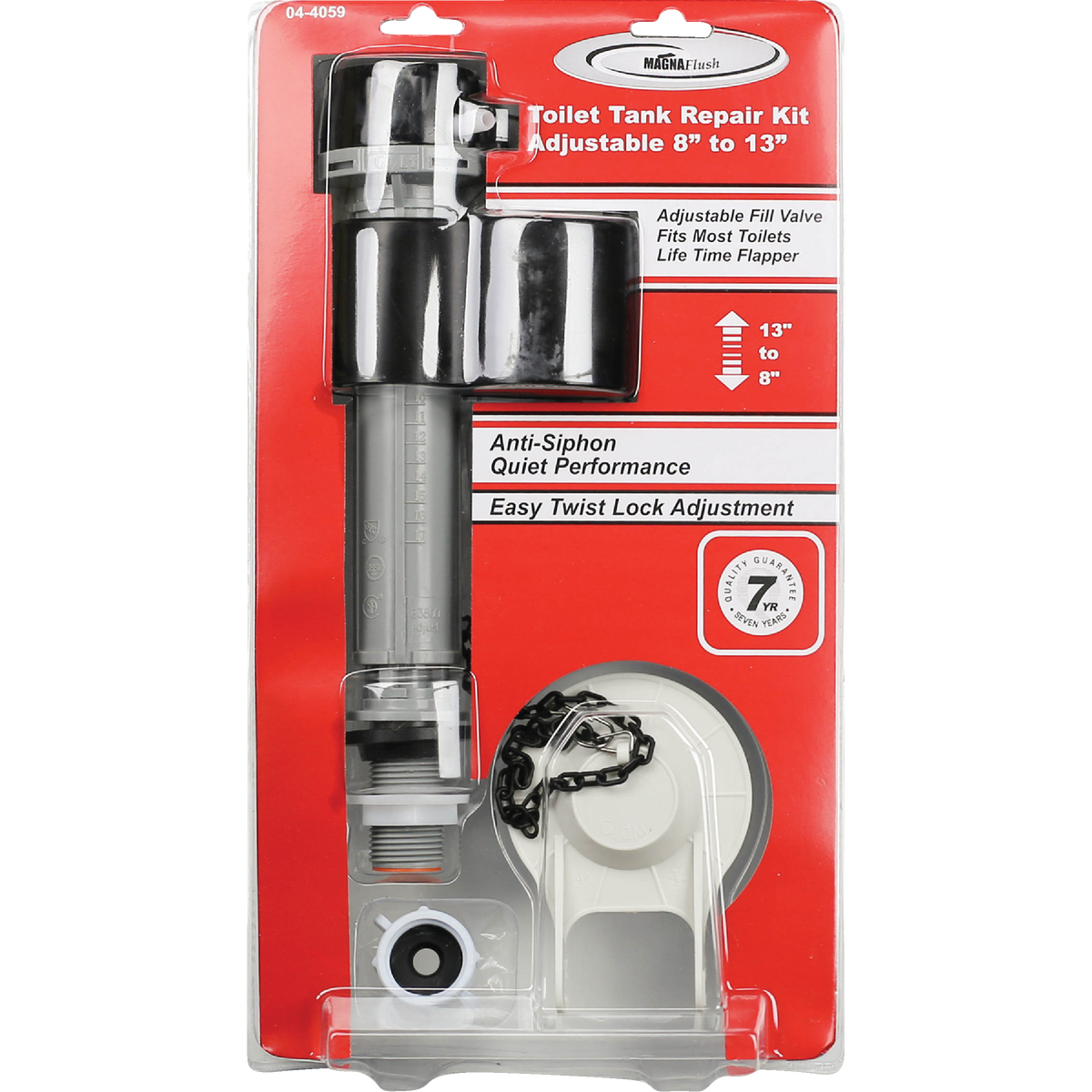 Lasco Magnus 8 In.-13 In. Adjustable Plastic Ballcock Kit  Image 2