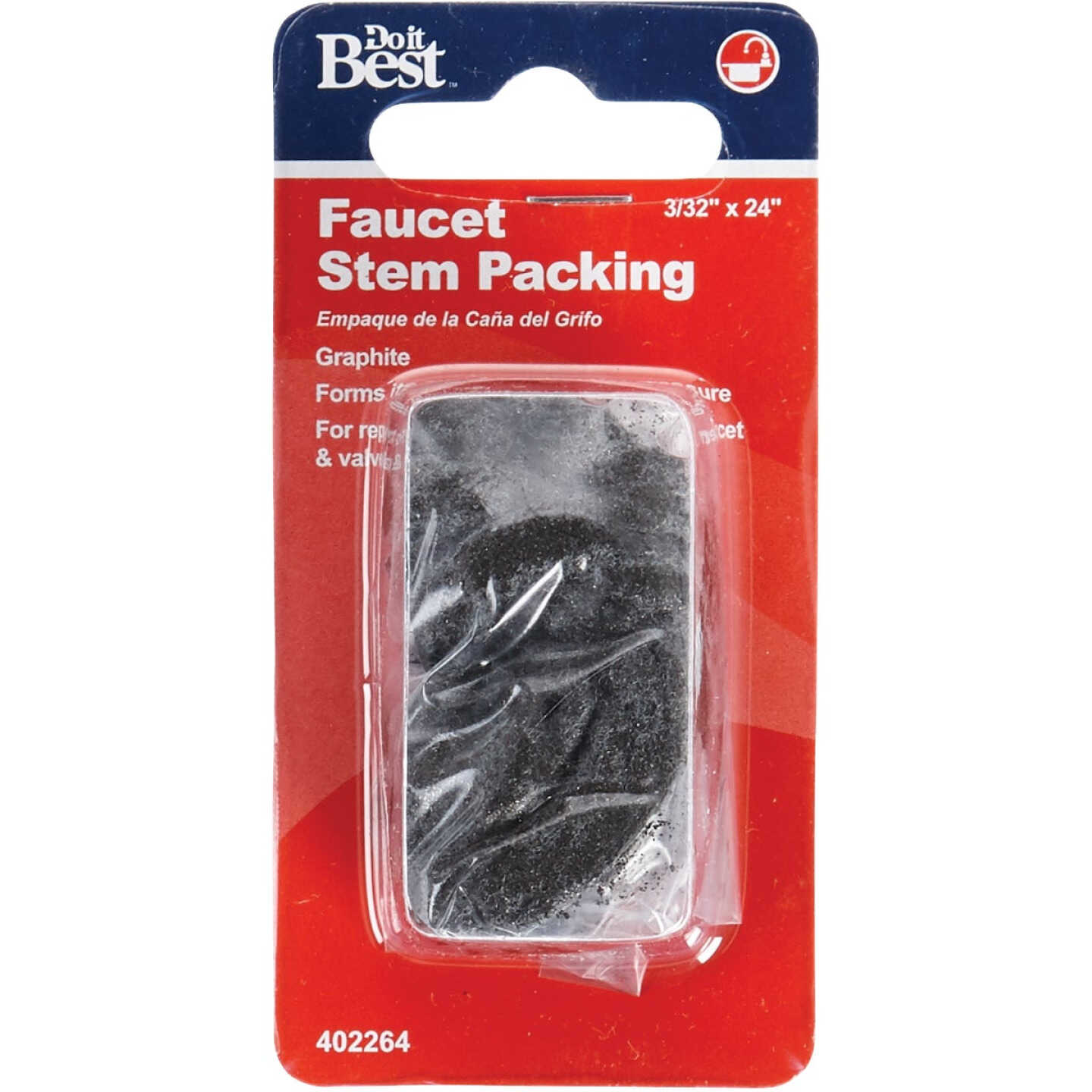 Do it Best 1/8 In. x 24 In. Graphite Stem Packing Image 1