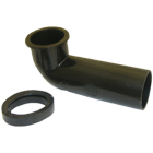 Lasco Black Plastic Disposer Outlet Elbow Image 1