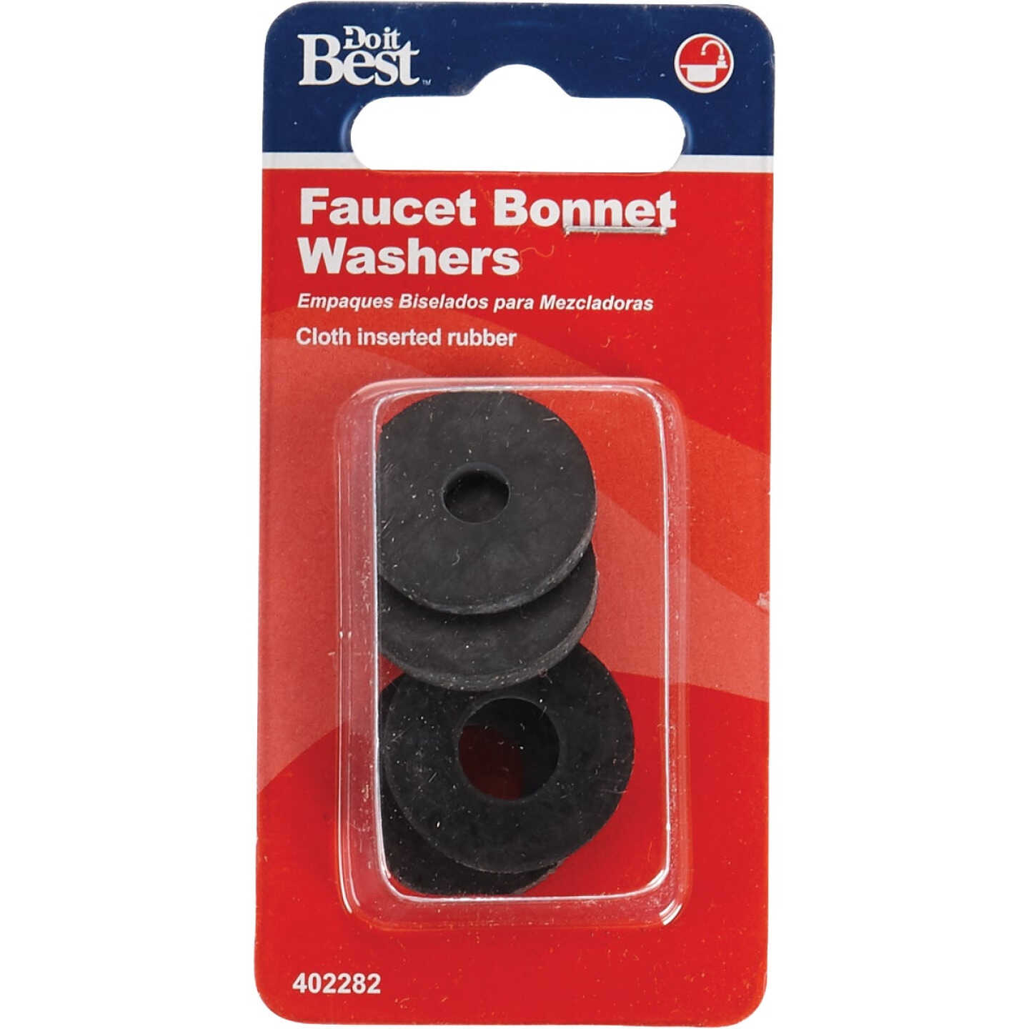 Do it Best Assorted Black Bonnet Faucet Washer (4 Ct.) Image 2