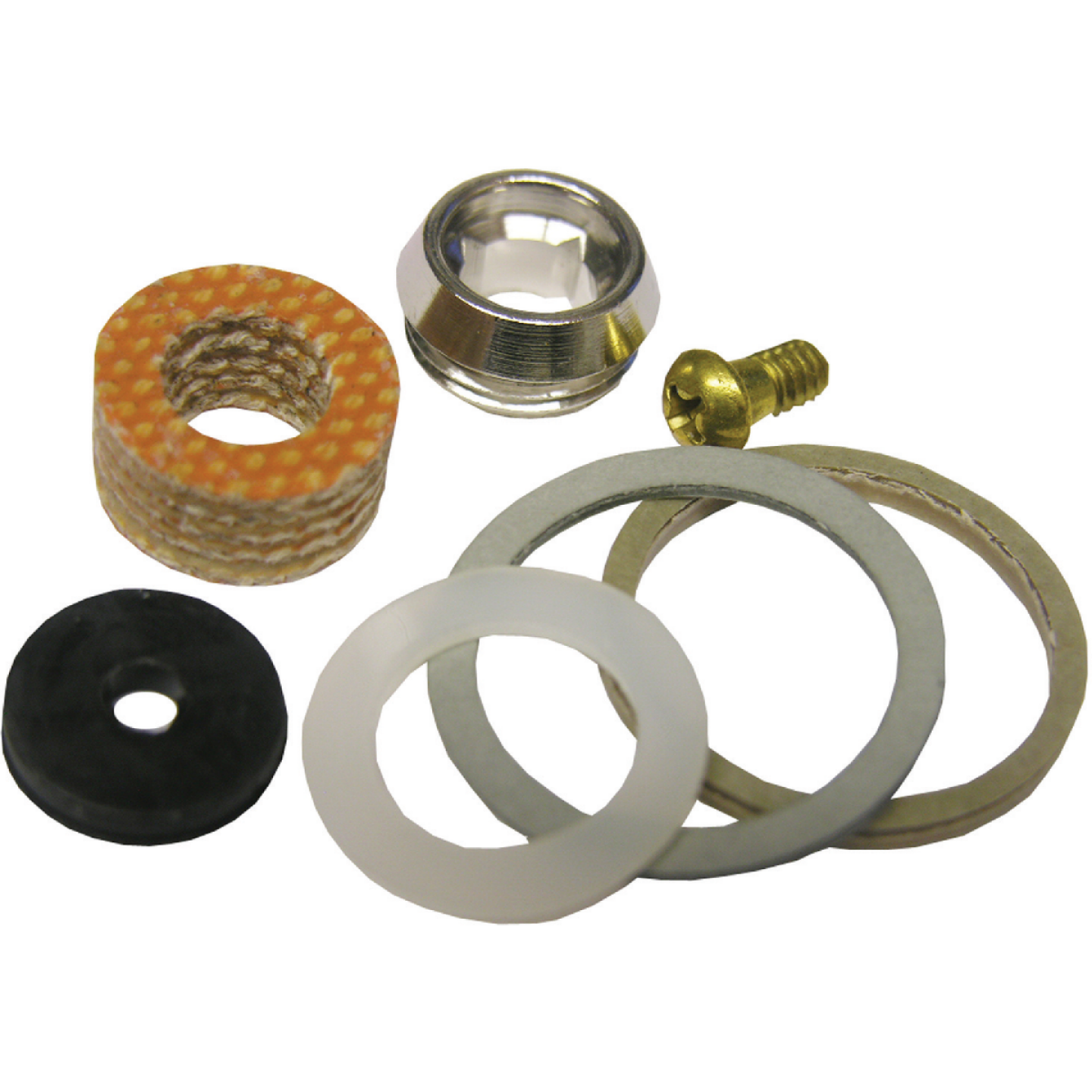 Lasco PP Tub & Shower Diverter Stem Kit Rubber, Nylon & Brass Faucet Repair Kit Image 1