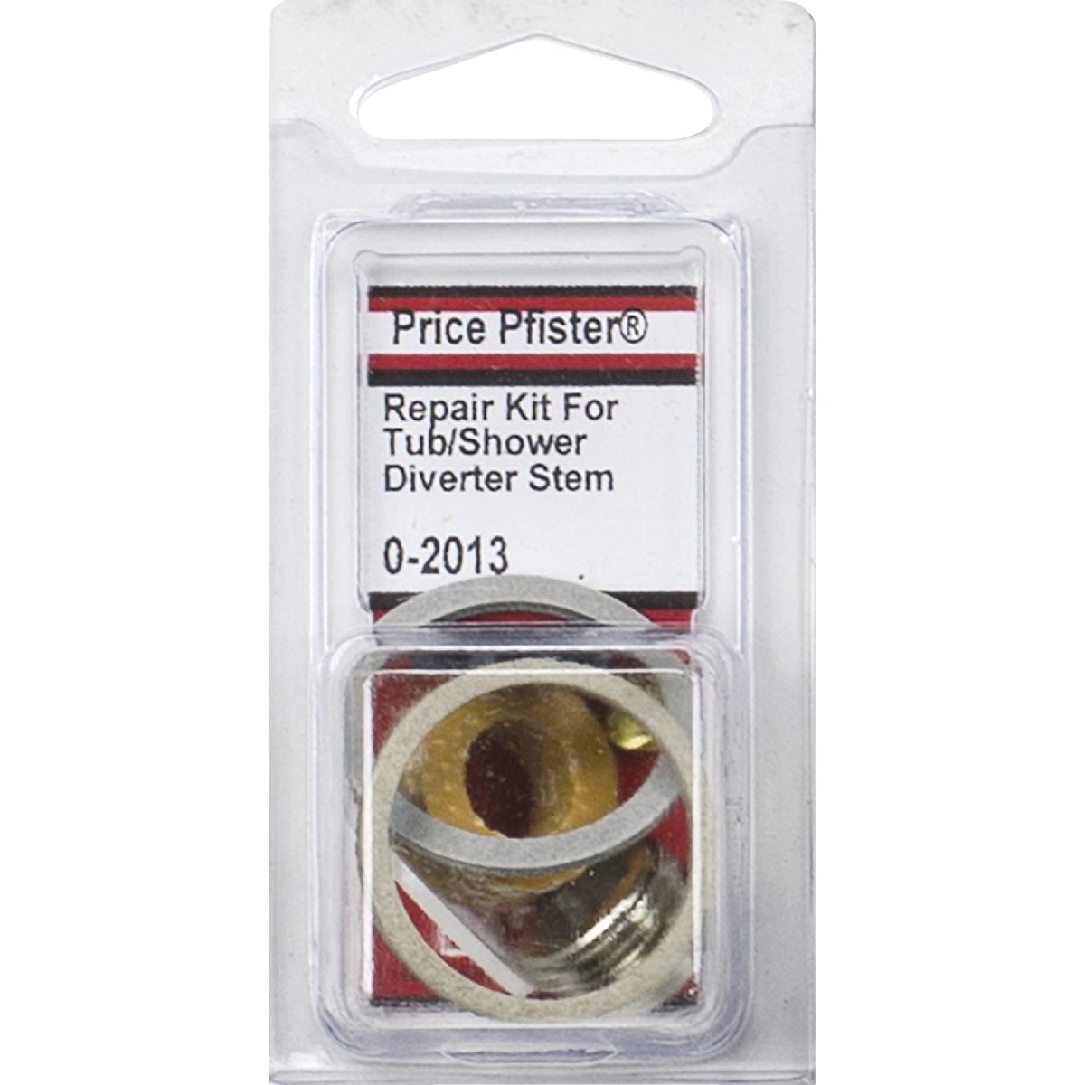 Lasco PP Tub & Shower Diverter Stem Kit Rubber, Nylon & Brass Faucet Repair Kit Image 2