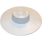 Lasco 1-1/2 In. White Hair Snare Tub Drain Strainer Image 1
