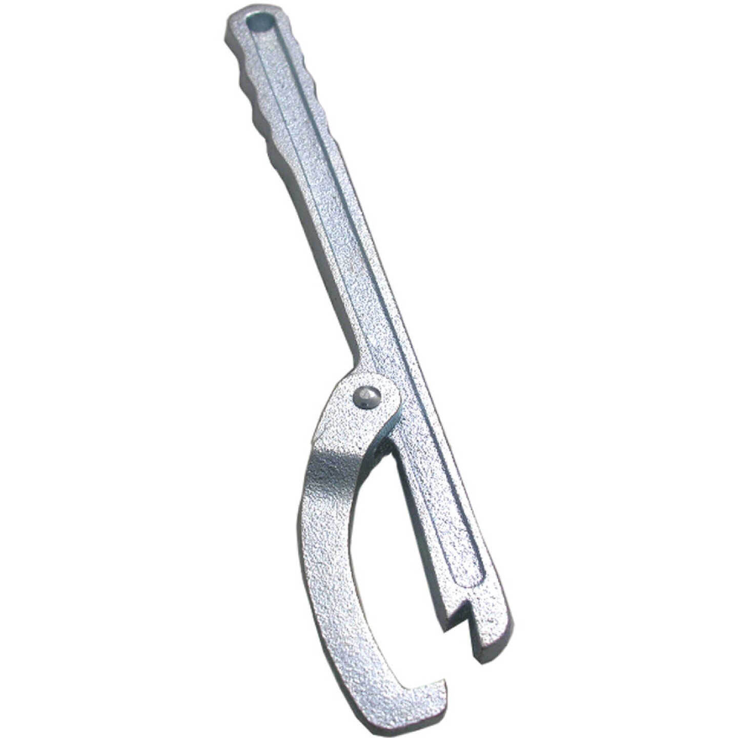 Lasco 12.25 In. Die Cast Bright Plated Plumber's Wrench Image 1