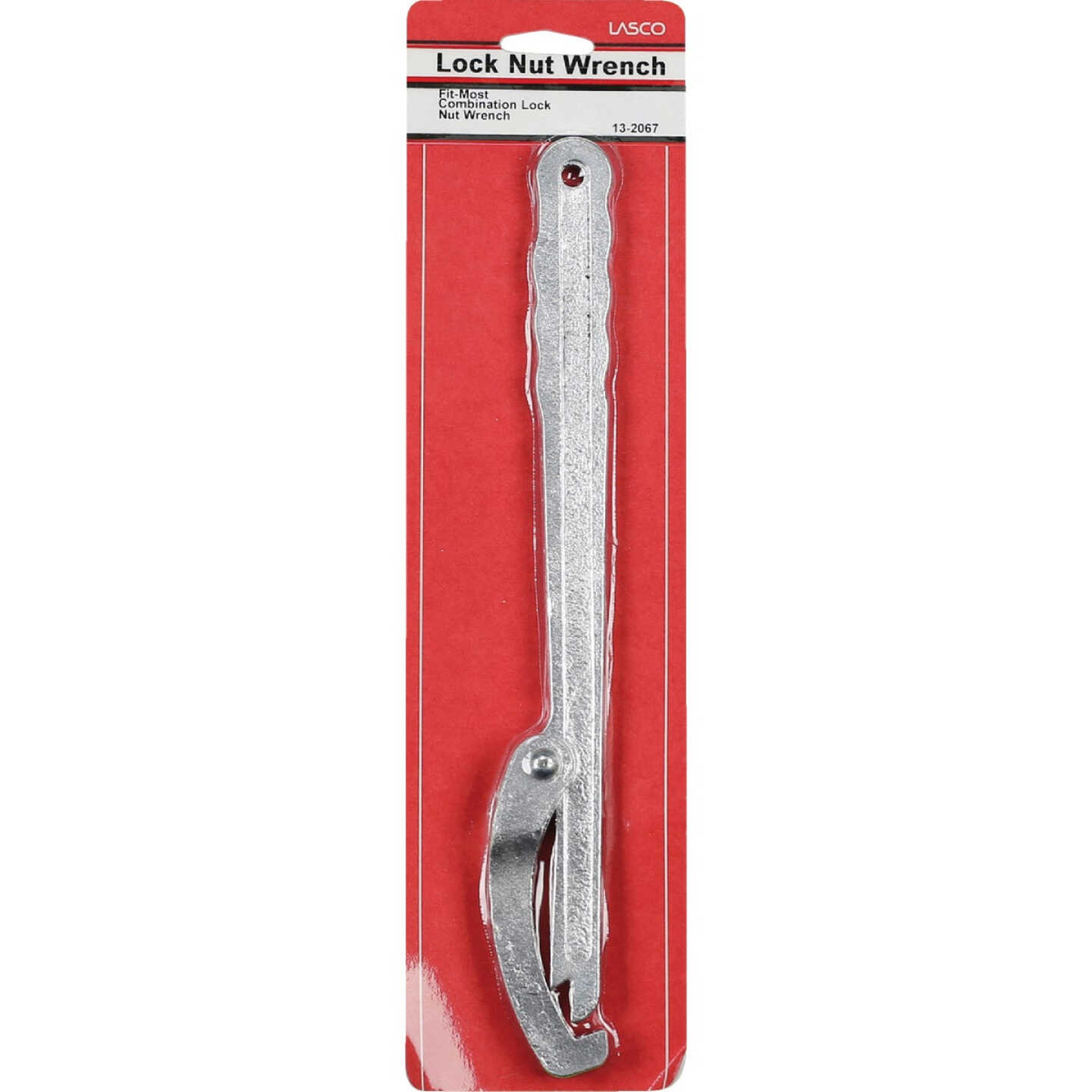 Lasco 12.25 In. Die Cast Bright Plated Plumber's Wrench Image 2