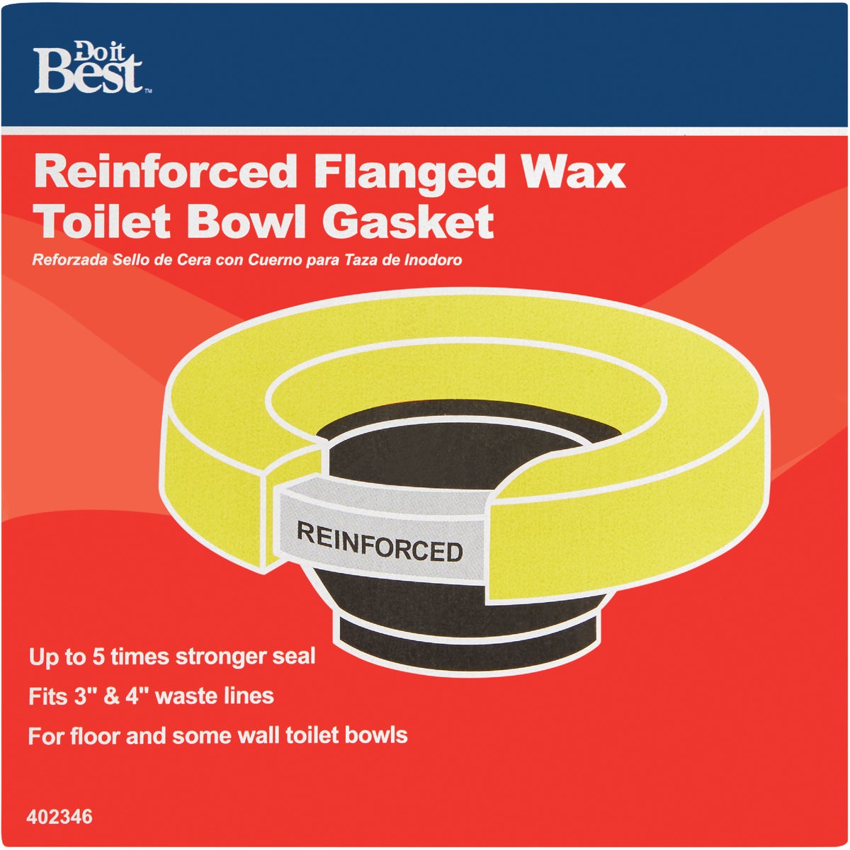 Do it Best No-Seep No 3 Wax Ring Bowl Gasket  Image 2