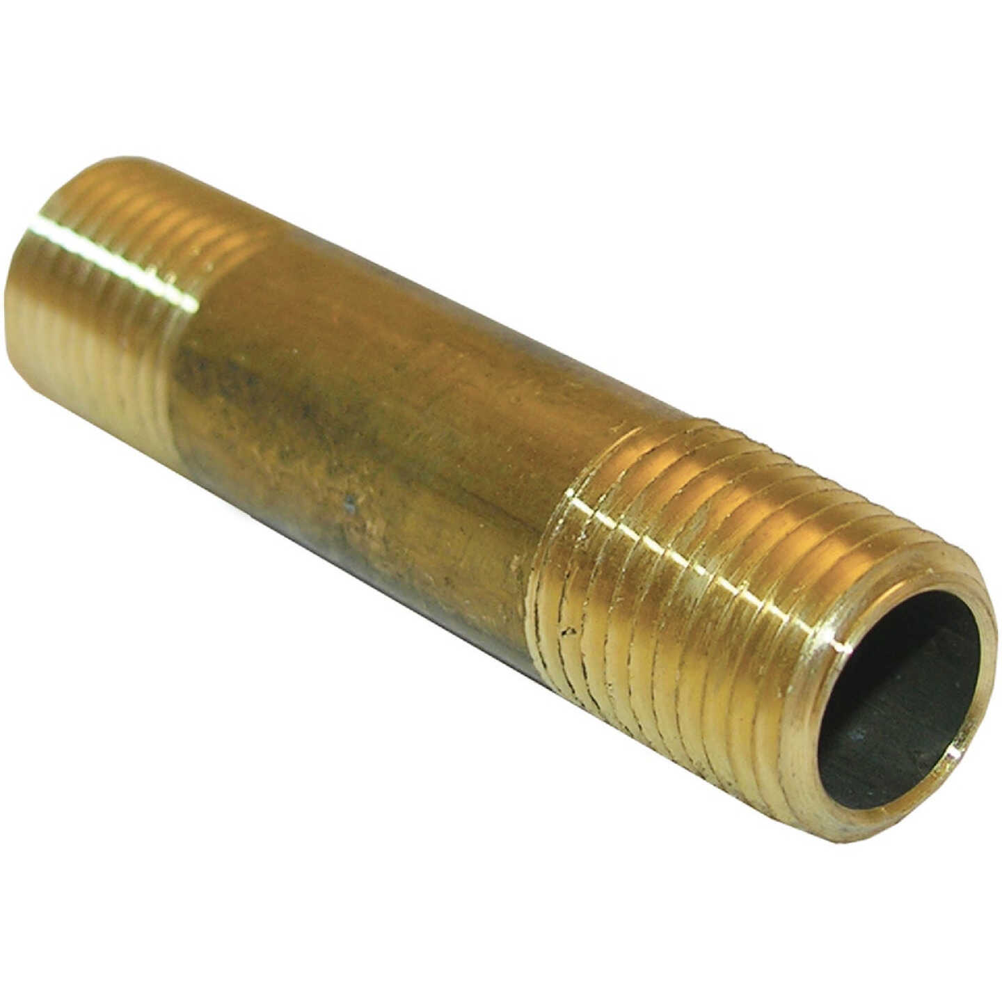 Lasco 1/4 In. x 2 In. Brass Nipple Image 1