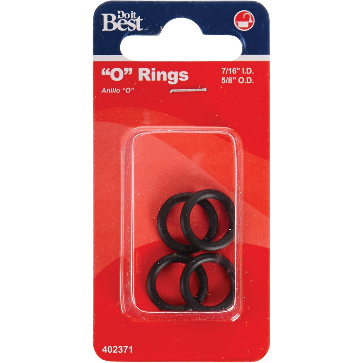 Do it Best 7/16 In. x 5/8 In. x 3/32 In. O-Ring (4 Ct.) Image 2
