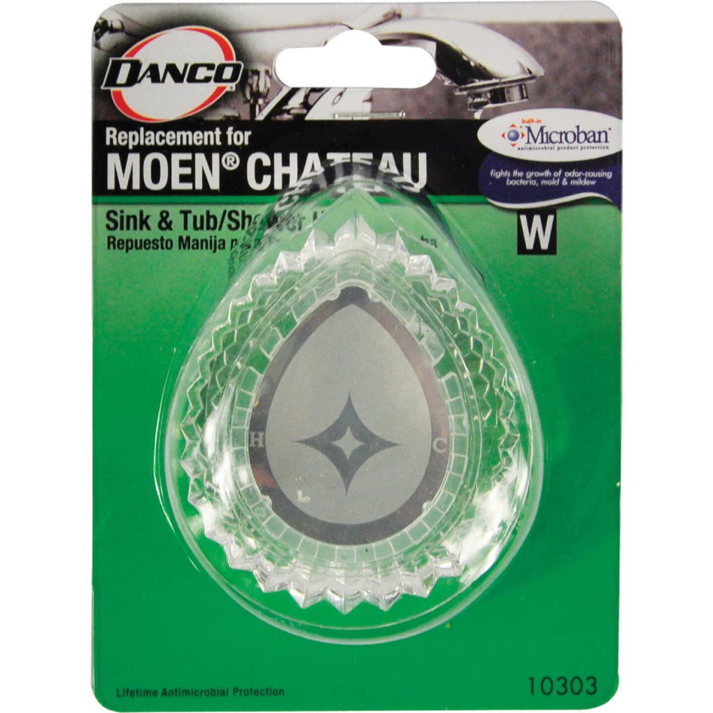 Danco Multi-Fit Clear Teardrop Faucet Handle for Moen Image 2