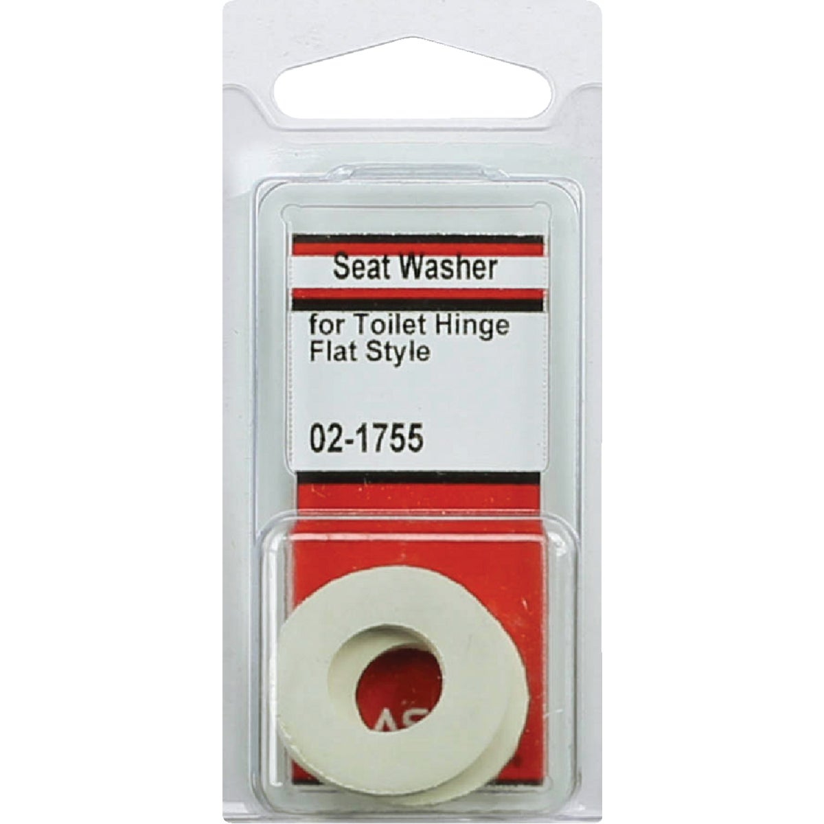 Lasco White Rubber Toilet Seat Hinge Washer Image 2