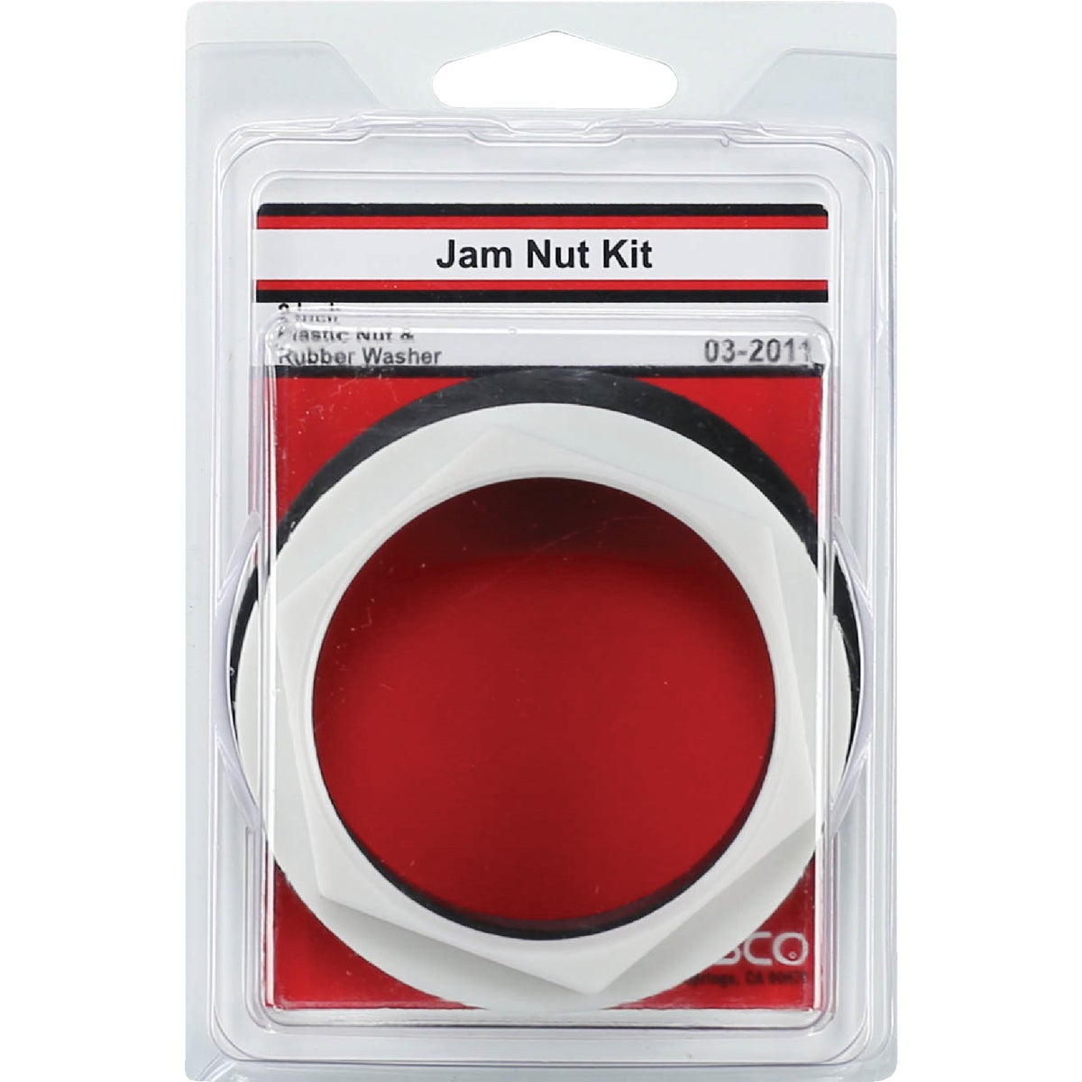 Lasco 2 In. Flush Valve Nut with Washer Image 2