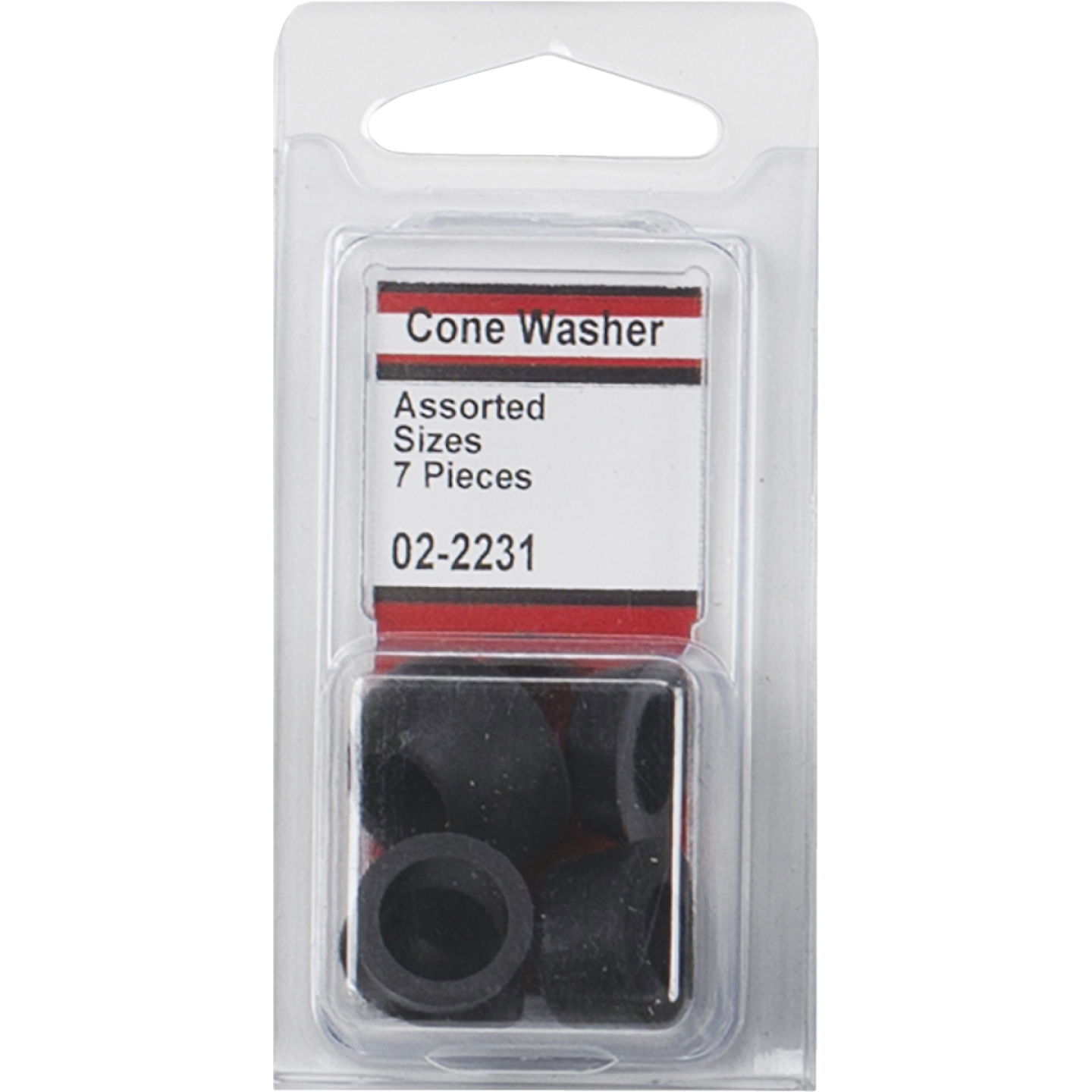 Lasco Assorted Black or Gray Cone Faucet Washer (7 Ct.) Image 2