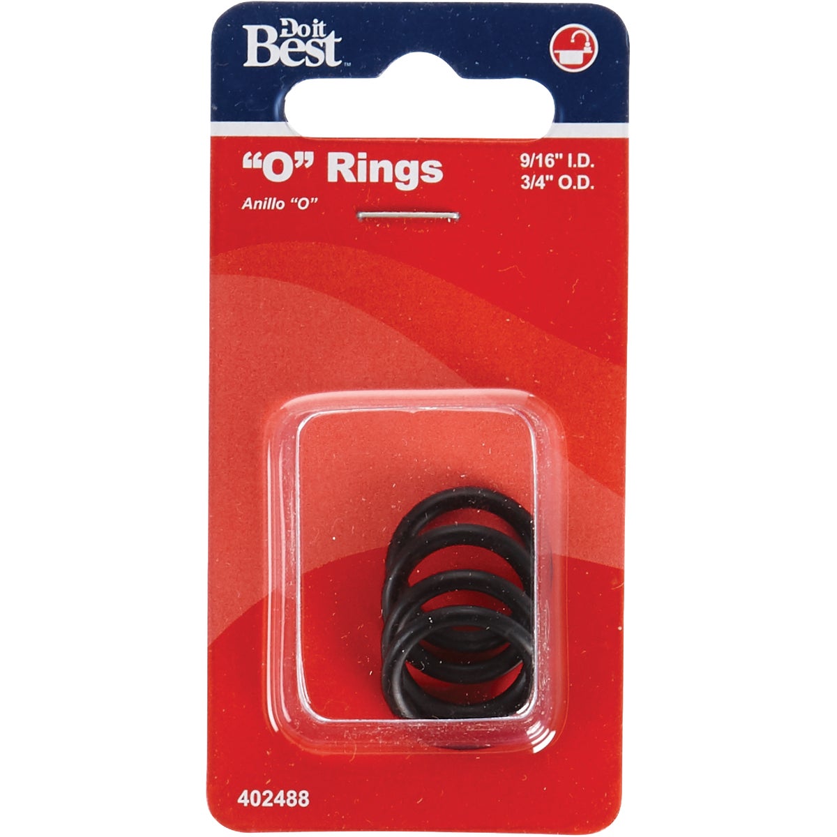 Do it Best 9/16 In. x 3/4 In. x 3/32 In. O-Ring (4 Ct.) Image 2