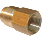 Lasco 1/2 In. M x 3/4 In. FPT Brass Flare Adapter Image 1