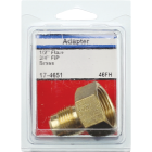 Lasco 1/2 In. M x 3/4 In. FPT Brass Flare Adapter Image 2