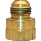 Lasco 15/16 In. M x 1/2 In. FPT Brass Flare Adapter Image 1