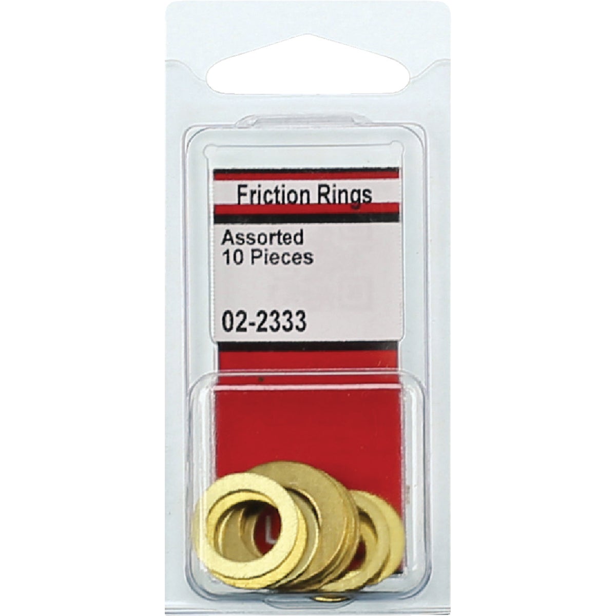 Lasco Assorted Brass Friction Rings for Cone Faucet Washer Image 2