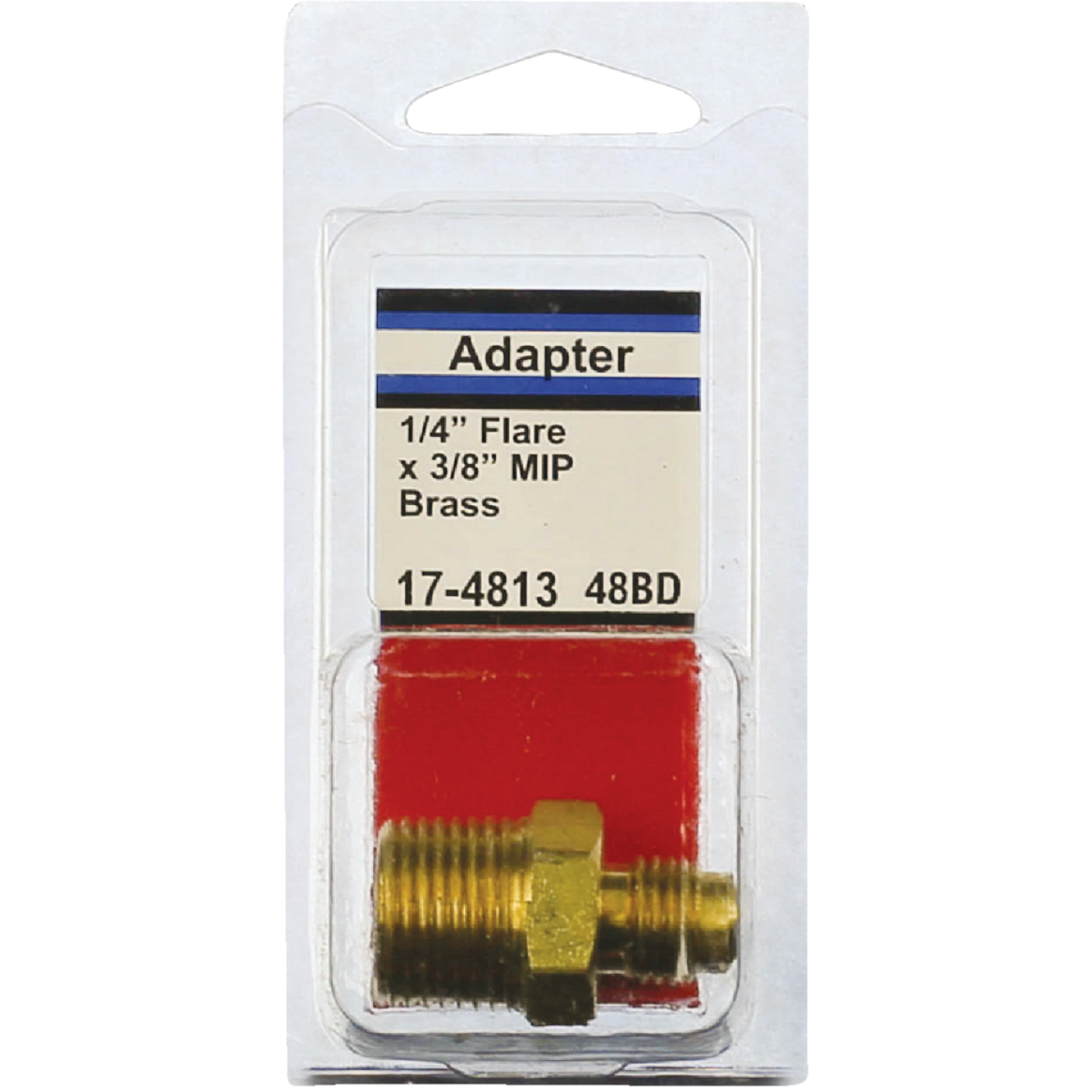 Lasco 1/4 In. M x 3/8 In. MPT Brass Flare Adapter Image 2