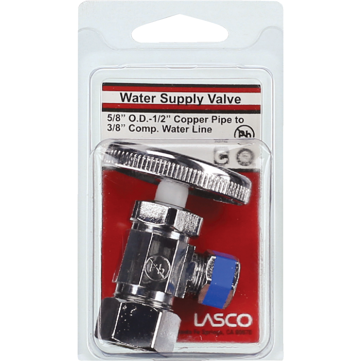 Lasco 5/8 In. Comp Inlet x 3/8 In. Comp Outlet Multi-Turn Style Angle Valve Image 2