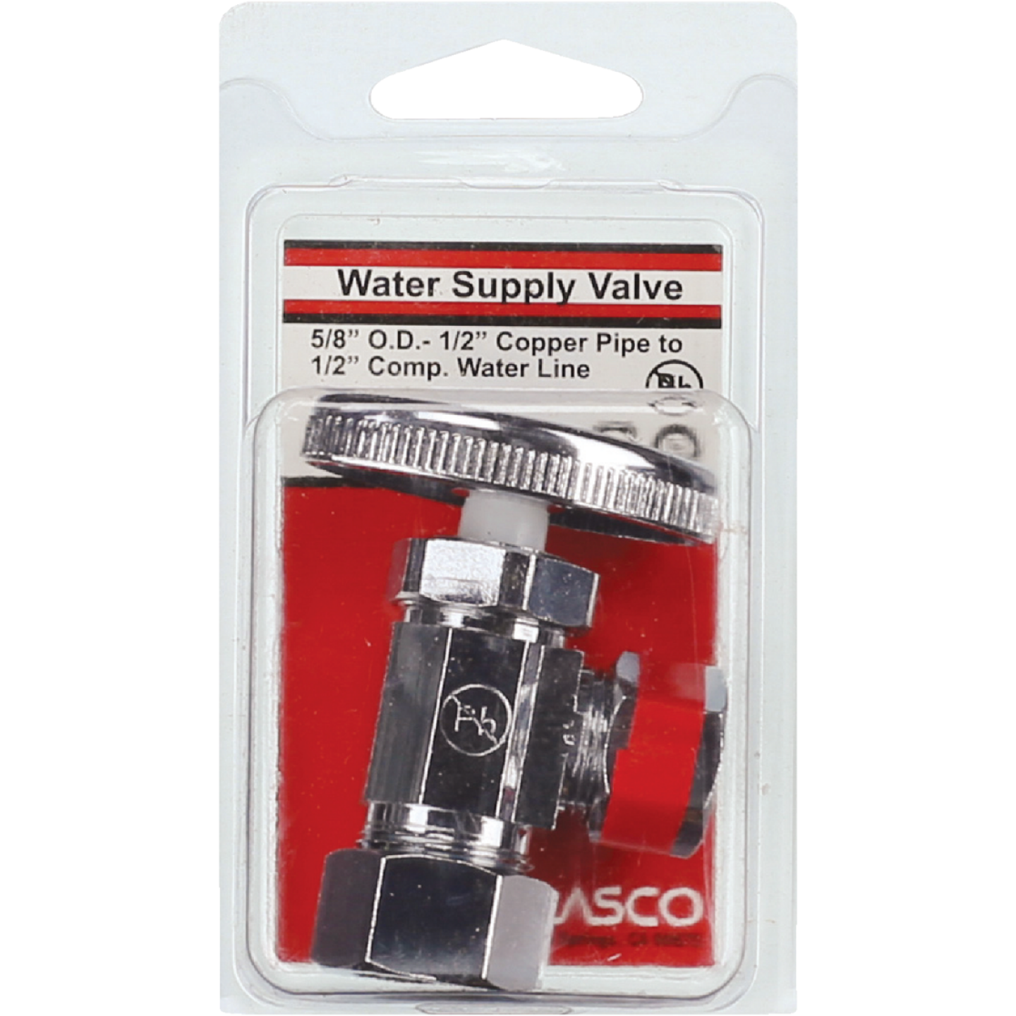 Lasco 5/8 In. Comp Inlet x 1/2 In. Comp Outlet Multi-Turn Style Angle Valve Image 2