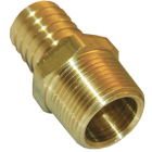 Lasco 3/4 In. MPT x 5/8 In. Brass Hose Barb Adapter Image 1