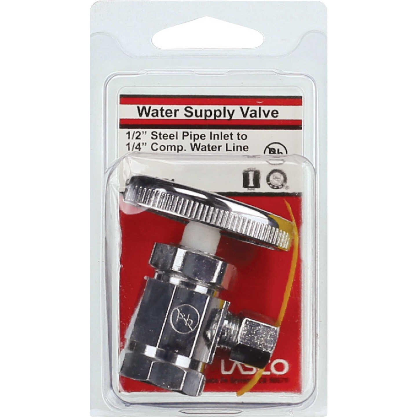 Lasco 1/2 In. FIP Inlet x 1/4 In. Compression Outlet Multi-Turn Style Angle Valve Image 2