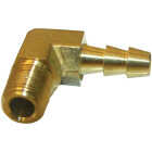 Lasco 1/4 In. MPT x 1/4 In. Hose Barbed 90 Deg. Brass Elbow (1/4 Bend) Image 1