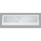 Home Impressions 18 In. White Steel Baseboard Diffuser Image 1