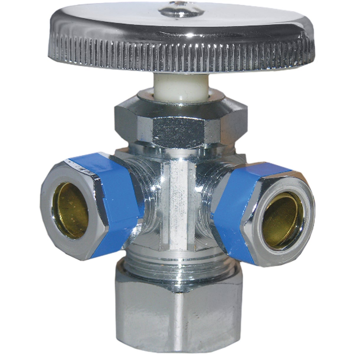 Lasco 5/8 In. C Inletx3/8 In. C Outletx3/8 In. C Outlet Multi Turn Style Angle Valve Image 1