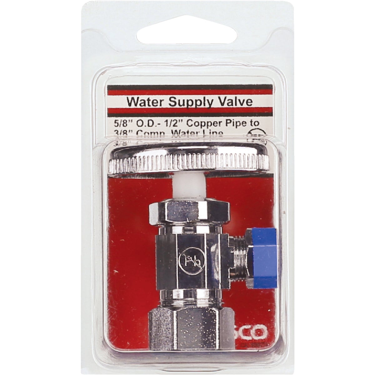 Lasco 5/8 In. C Inletx3/8 In. C Outletx3/8 In. C Outlet Multi Turn Style Angle Valve Image 2