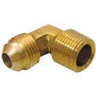 Lasco 1/2 In. MFL x 3/8 In. MPT 90 Deg. Flare Brass Elbow (1/4 Bend) Image 1
