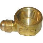 Lasco 3/8 In. MFL x 1/2 In. FPT 90 Deg. Flare Brass Elbow (1/4 Bend) Image 1