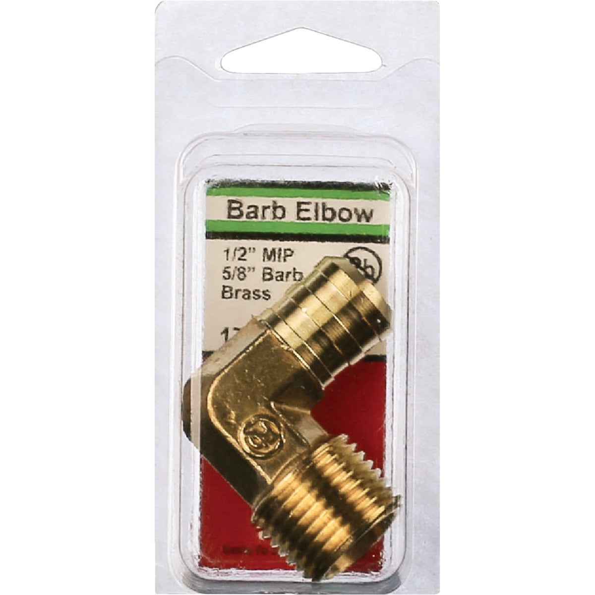 Lasco 1/2 In. MPT x 5/8 In. Hose Barbed 90 Deg. Brass Elbow (1/4 Bend) Image 2