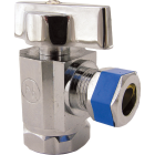 Lasco 1/2 In. IP Inlet x 3/8 In. C Outlet 1/4 Turn Angle Valve Image 1