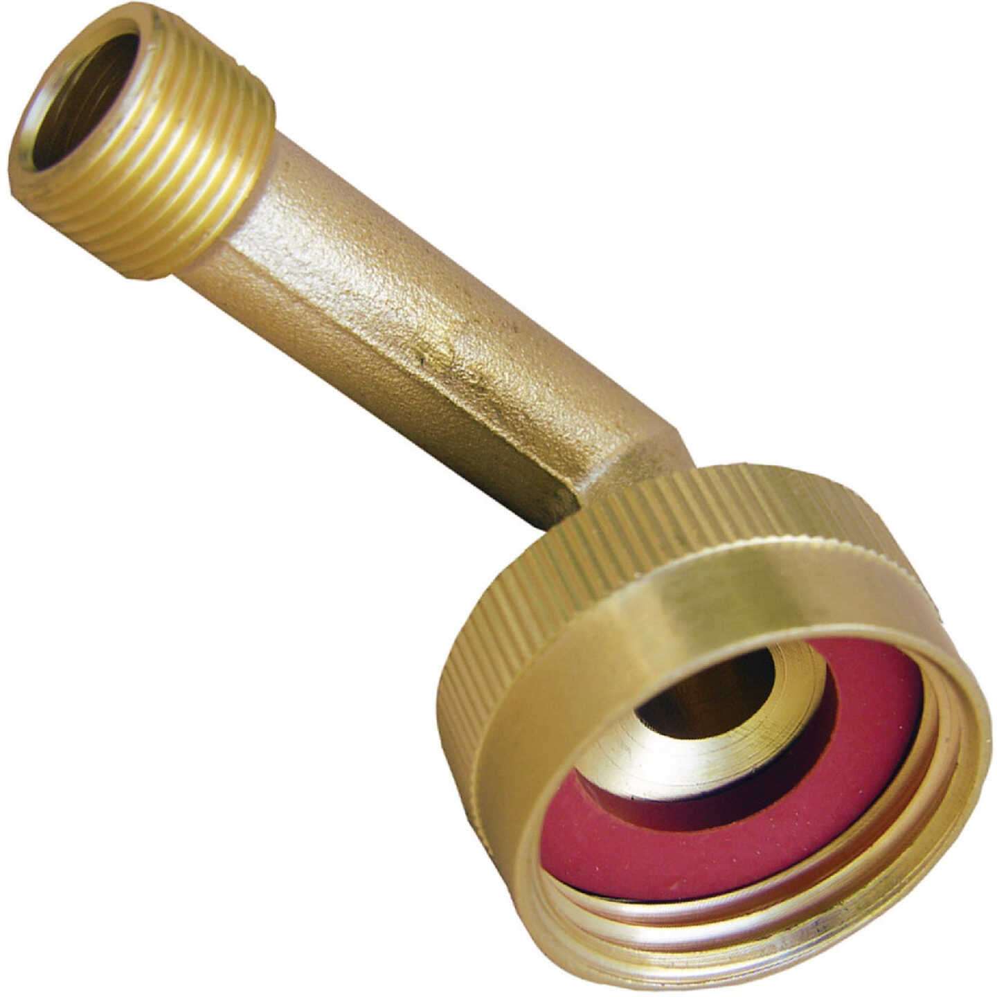 Lasco 3/4 In. FHT Swivel x 3/8 C 90 Deg. Compression Brass Elbow (1/4 Bend) Image 1