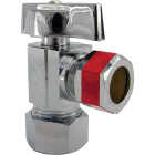 Lasco 5/8 In. Copper C Inlet x 1/2 In. C Outlet 1/4 Turn Angle Valve Image 1