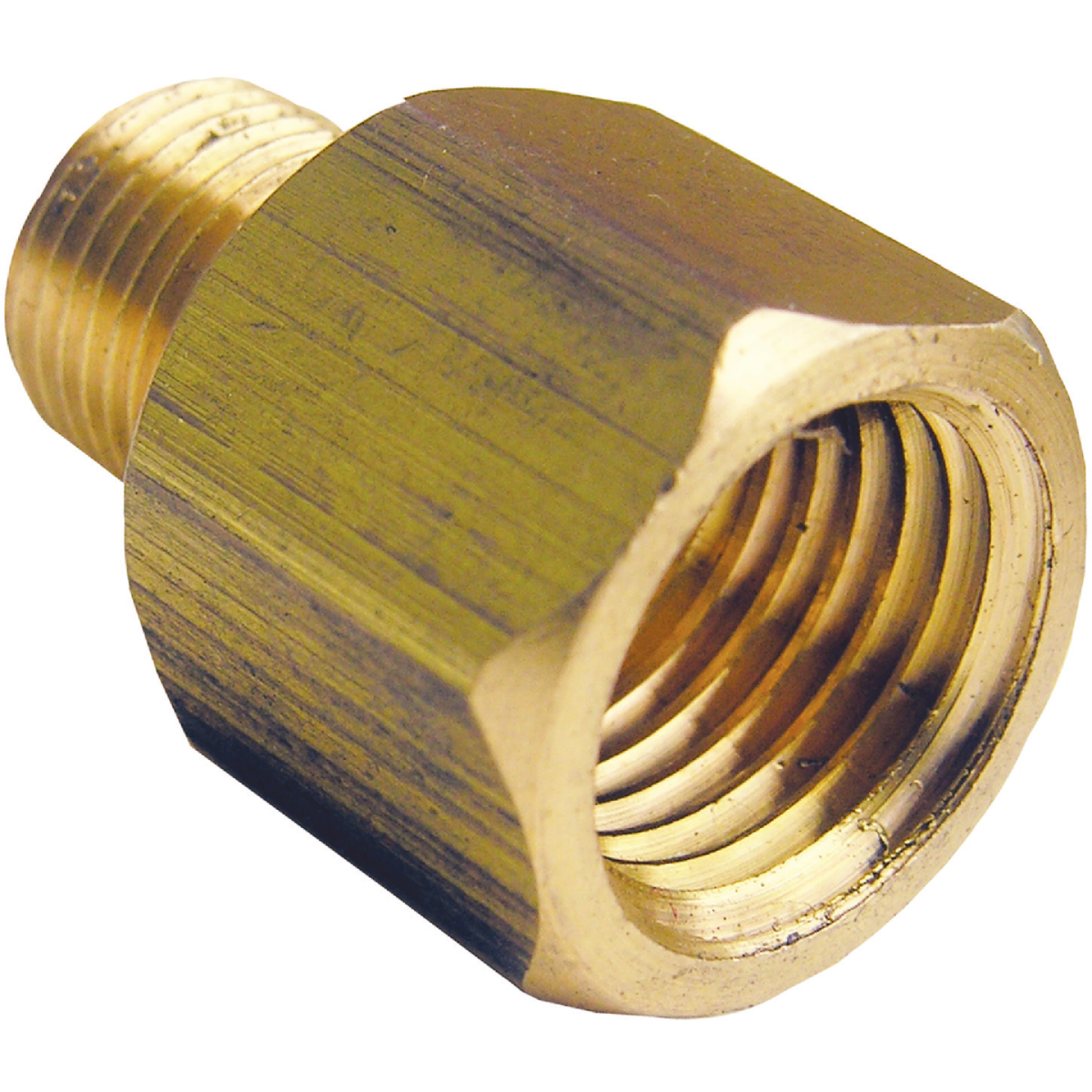 Lasco 1/4 In. FPT x 1/8 In. MPT Brass Adapter Image 1