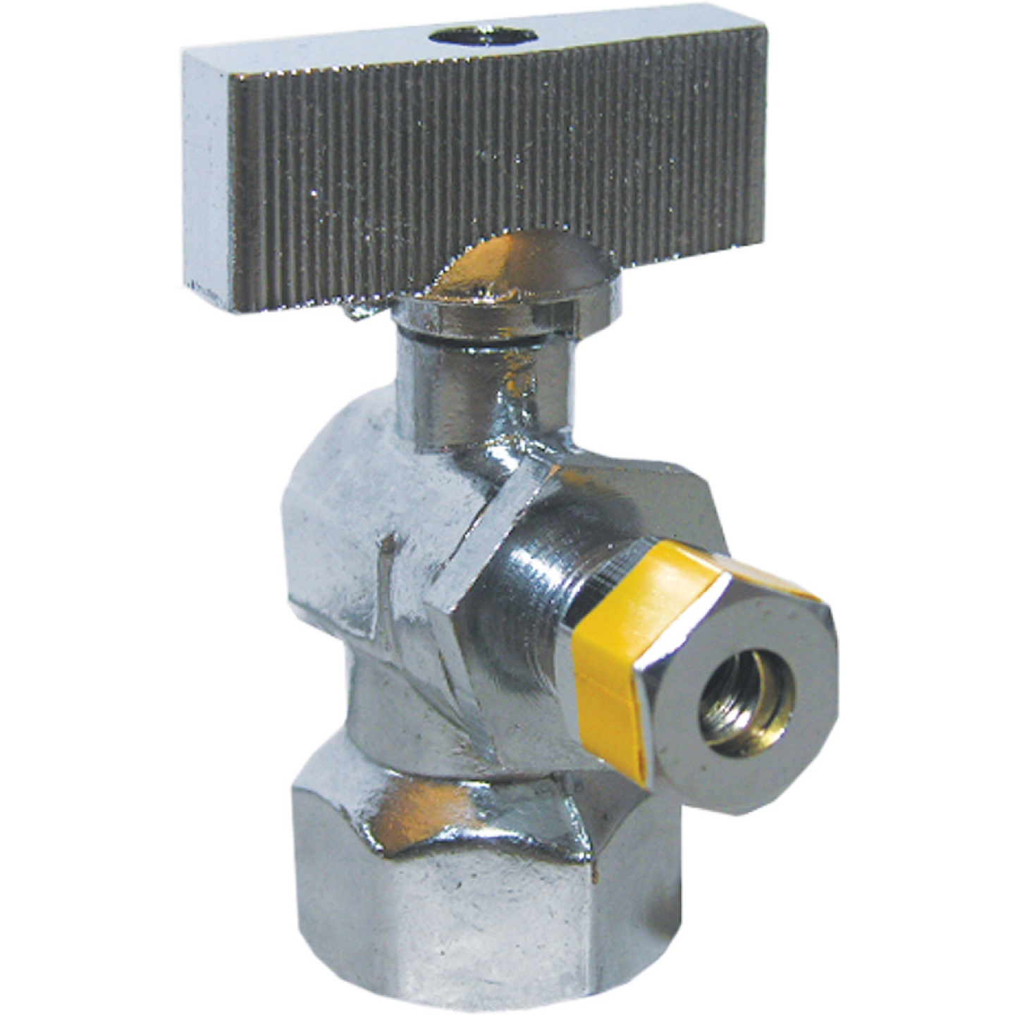 Lasco 1/2 In. IP Inlet x 1/4 In. C Outlet 1/4 Turn Angle Valve Image 1