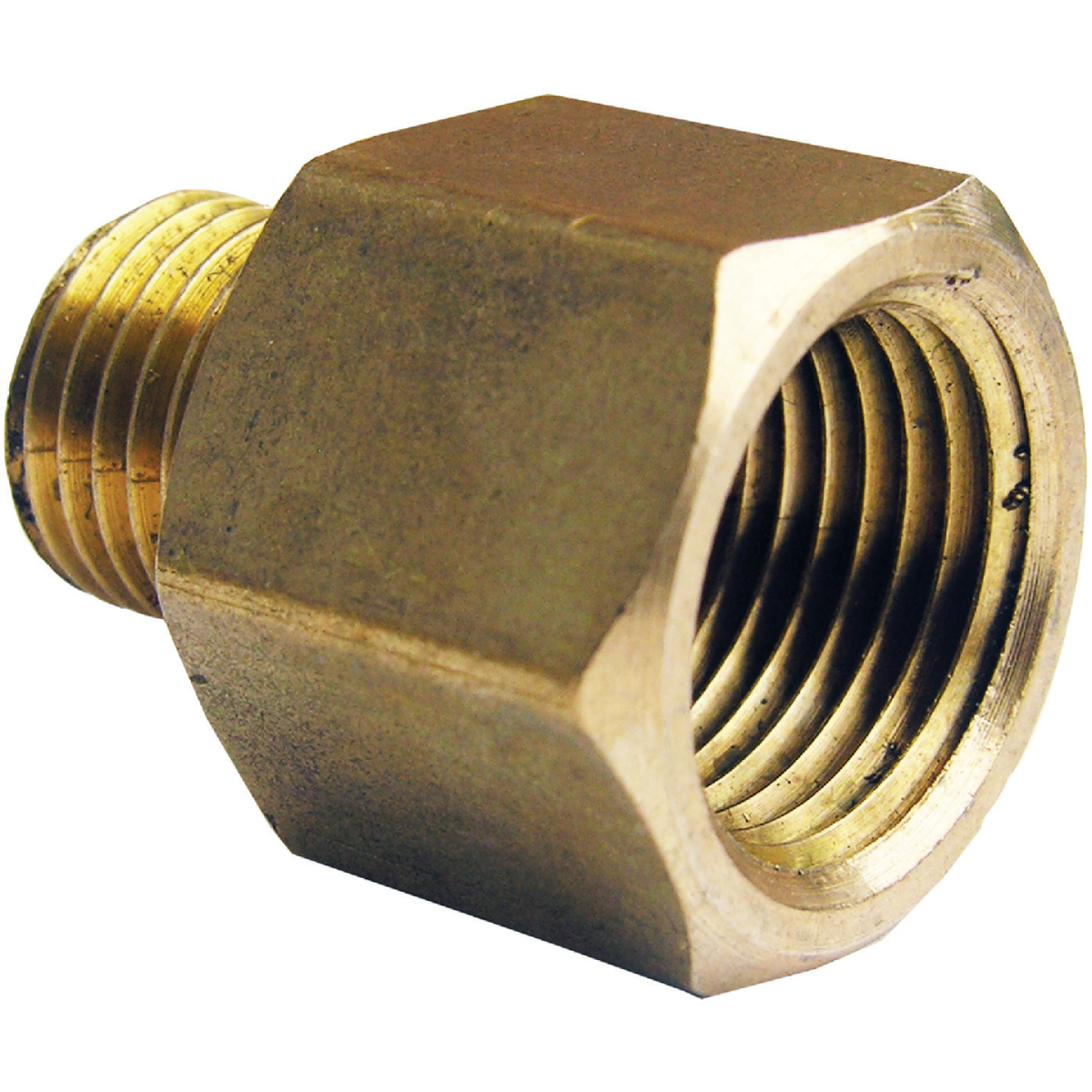 Lasco 1/4 In. FPT x 1/4 In. MPT Brass Adapter Image 1