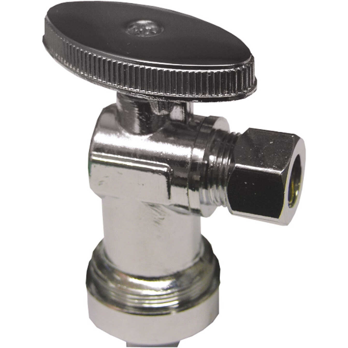 Lasco 5/8 In. Copper or CPVC PF Inletx3/8 In. Outlet 1/4 Turn Angle Valve Image 1