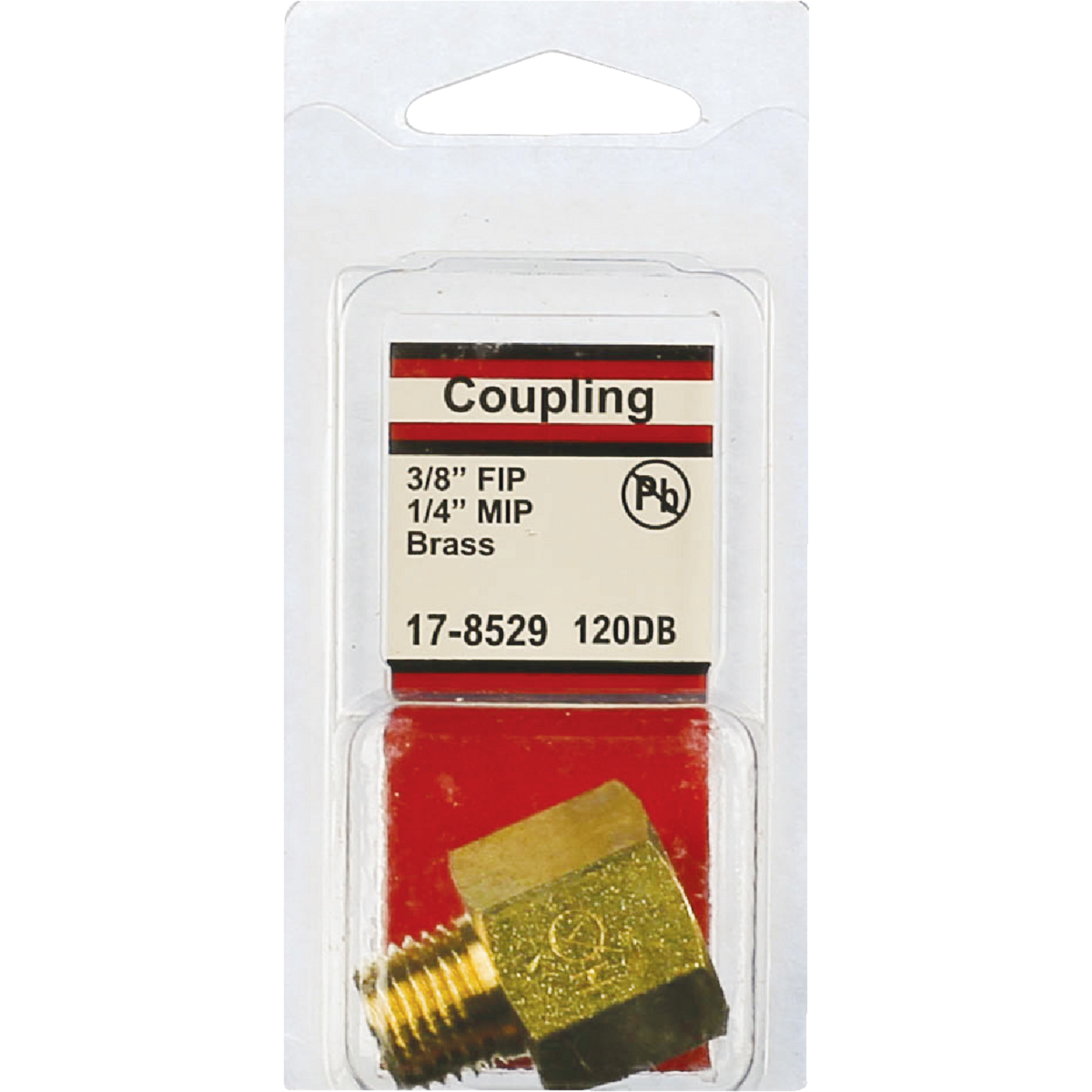 Lasco 3/8 In. FPT x 1/4 In. MPT Brass Adapter Image 2