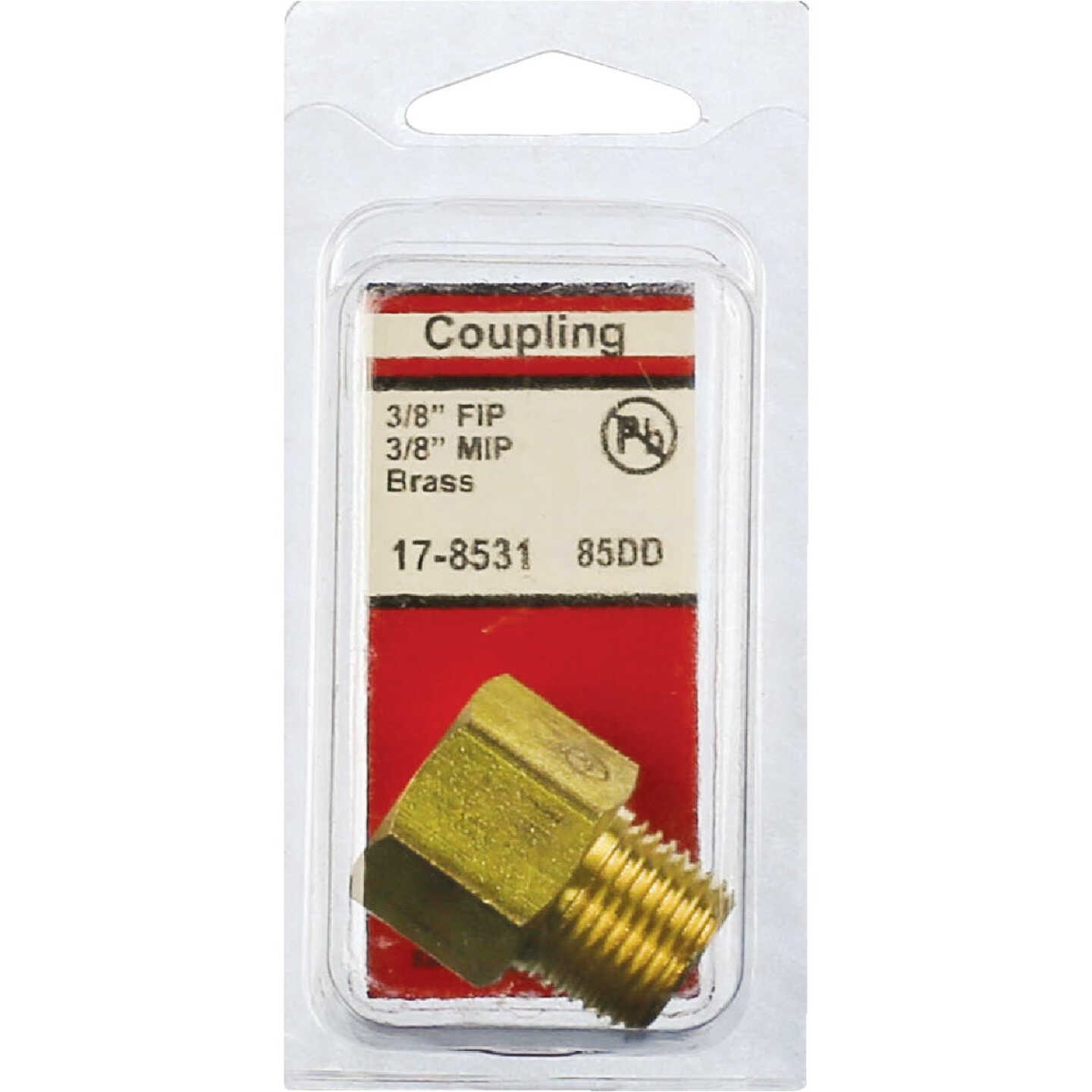 Lasco 3/8 In. FPT x 3/8 In. MPT Brass Adapter Image 2
